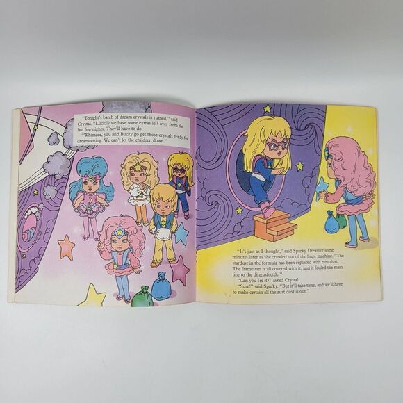 VTG Moon Dreamers The Dream Machine Harriet Marcelle Golden Book Hasbro 1987 - Picture 4 of 7